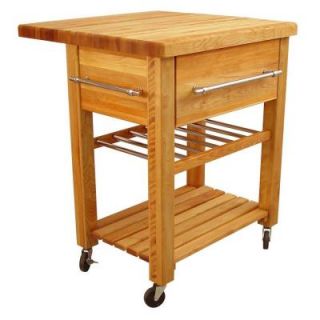 Catskill Craftsmen Baby Grand 29 in. Work Center with Drop Leaf and Wine Rack 2008