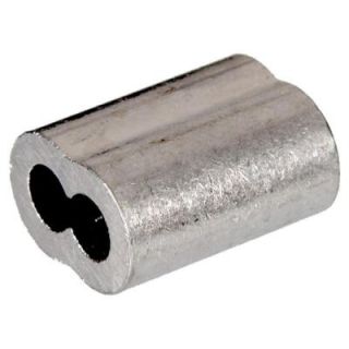 The Hillman Group 1/16 in. Cable Ferrule in Aluminum (50 Pack) 322202.0