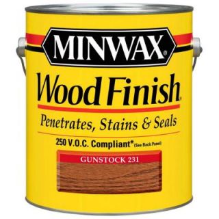 Minwax 1 gal. Oil Based Gunstock Wood Finish 250 VOC Interior Stain 71088