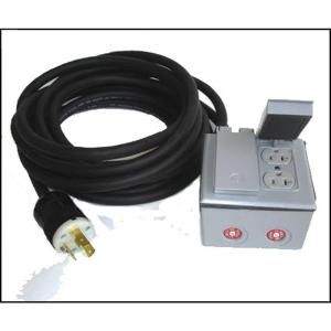 GenTran 50 ft 10/3 L5 30 Male and 4 Receptacles With Generator Convenience Cord DISCONTINUED B10350DW