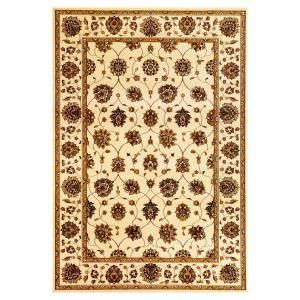 Kas Rugs Classic Tabriz Ivory 5 ft. 3 in. x 7 ft. 7 in. Area Rug CAM734753X77