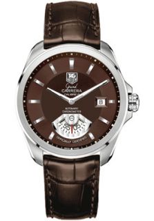 Tag Heuer WAV511C.FC6230  Watches,Mens Grand Carrera Automatic Brown Dial Leather, Casual Tag Heuer Automatic Watches