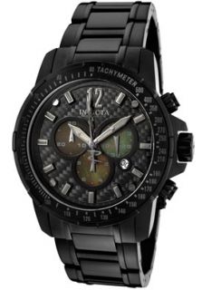 Invicta 0349  Watches,Mens Reserve Chronograph Black Stainless Steel, Chronograph Invicta Quartz Watches