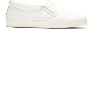 Golden Goose White Leather Limited Edition Hanami Slip On Shoes