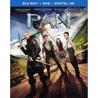 Pan 2015 Blu Ray Combo Pack (Blu Ray/DVD/Digital HD)    Warner Home Video