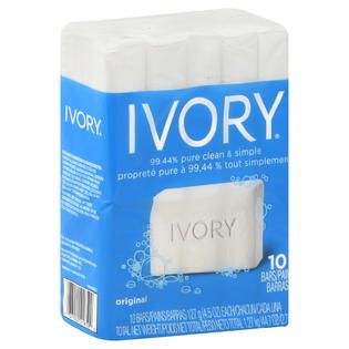 Ivory  Soap Bars, Original, 10   4.5 oz (127 g) bar [44.7 oz (2.7 lb