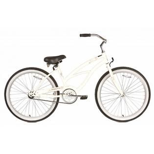 Micargi  White Pantera 24 Inch Beach Cruiser Female