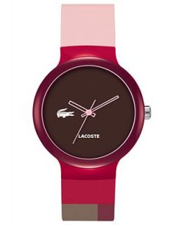 Lacoste Watch, Unisex Goa Multi Color Silicone Strap 40mm 2020038