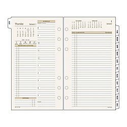 Day Runner PRO Planning Pages 3 34 x 6 34  2 Pages Per Day January December 2012