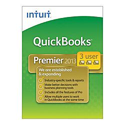 QuickBooks Premier Industry Editions 2013 For 3 Users Traditional Disc