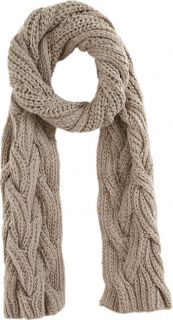 Double Cable Knit Scarf