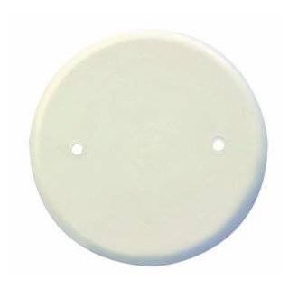  OEM SYSTEMS MR CVR Round White Metal Cover Plate for 