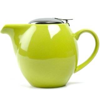   Café White Stoneware Lillkin Teapot with Infuser