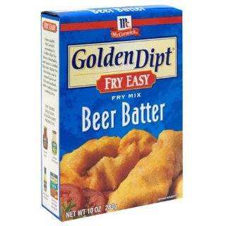 McCormick Golden Dipt Beer Batter Mix, 10oz (Pack of 3)