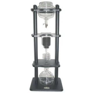Yama Northwest Glass 25 Cup Cold Brew Drip Coffee and Tea Maker, Black