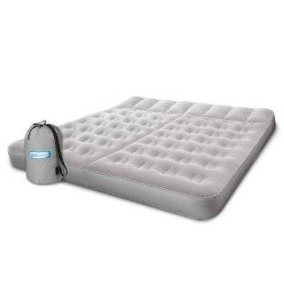 Aerobed 07514 King Sleep Basics Inflatable Air Mattress Bed with Two 