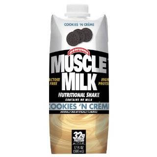 CytoSport Muscle Milk Ready to Drink Shake, Cookies and Creme, 12   17 