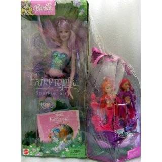 Barbie Fairytopia Sparkle Fairy Doll (Purple) w BONUS Fairytopia Petal 