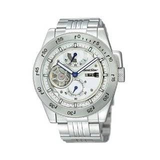 Orient Mens YFH02001S Star Retro Future Silver White Automatic Watch