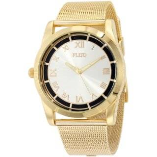   Flud Unisex TMT003 The Moment Gold Mesh Strap Watch Flud Watches