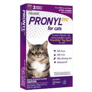 Pronyl OTC Cat Flea and Tick Sqz On Flea and Tick Remedy, 3 Count