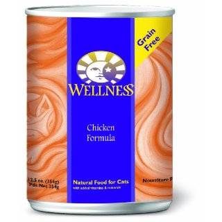 Wellness Canned Cat Food, Chicken Recipe, 12 Pack of 12 1/2 Ounce Cans