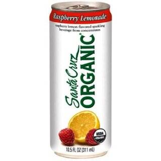 Santa Cruz Organic Sparkling Beverage, Ginger Ale, 10.5 Ounce Cans 