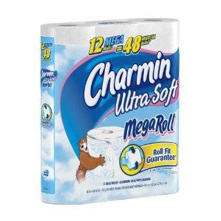 Charmin Ultra Soft, Toilet Paper Mega Rolls, 12 Count (Pack of 4)
