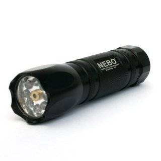 Nebo 5077 CSI 8 LED Black Tactical Laser Self Defense Flashlight Model