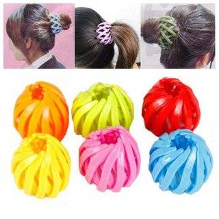   Hair Ponytail Holder/ Ponytail Maker / Hairpin (One Red and One Black