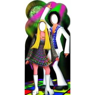 Disco Couple Stand In   Stand In Lifesize Cardboard Cutout / Standee 