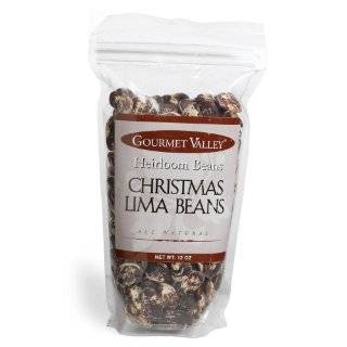 Gourmet Valley Heirloom Beans Christmas Lima Beans, 12 Ounce Pouches 