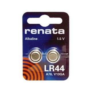  Renata LR44 1.5V/105mAh Alkaline Watch Battery (2 Pack 