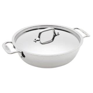  All Clad Stainless Steel 4 Quart Brown and Braise Pan 