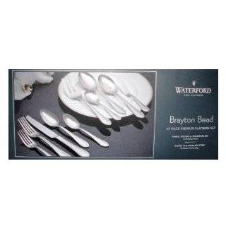 Waterford Brayton Bead 47 Piece 18/10 Stainless Steel Flatware Set 