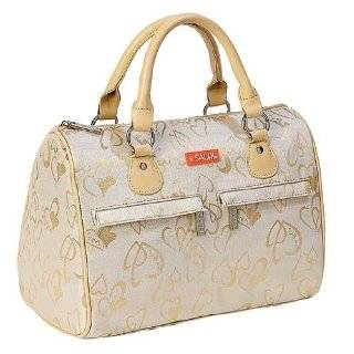 Sachi Fashion Insulated Lunch Bag, Cream Hearts Speed