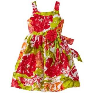 Sweet Heart Rose Girls 2 6x Shantung Floral Print Dress