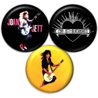 Set of 3 JOAN JETT Pinback Buttons 1.25 Pins / badges Kristen Stewart 