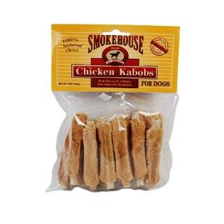   100 Percent Natural Small Chicken Kabobs for Dogs, 12 Count Bag