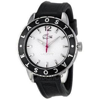   Lacoste Rio White Dial Pink Rubber Ladies Watch 2000659 Lacoste