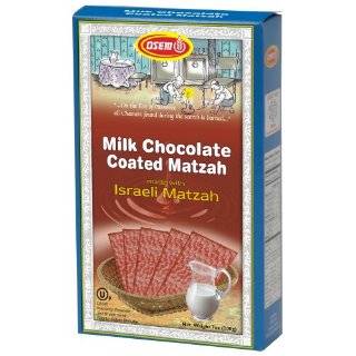 Osem Chocolate Coated Matzah (Kosher for Passover) 7 Ounce Boxes (Pack 