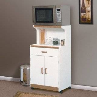 Microwave Cart   White/ Oak (72)