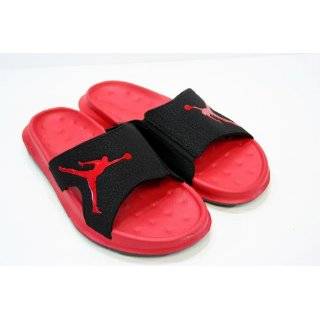 Air Jordan RCVR Slide Black Red Mens Slipper 486995 001