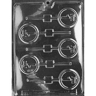 LOLLY Letters & Numbers Candy Mold Chocolate