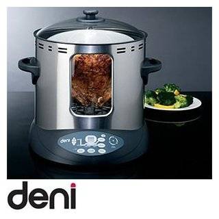 Deni Vertical Non Stick Rotisserie Oven, 16L x 14.5W x 14.75H 