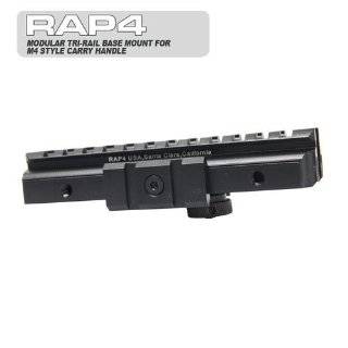   Black Tri Rail Base for M4 Style Carrying Handle   paintball equipment