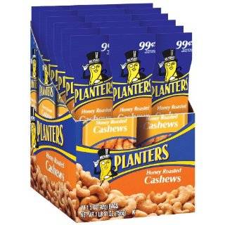 Planters Salted Cashews, 1 oz, 24 ct  Grocery & Gourmet 