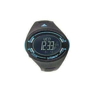  Mens Adizero ADP3504 Black Polyurethane Quartz Watch with Black Dial