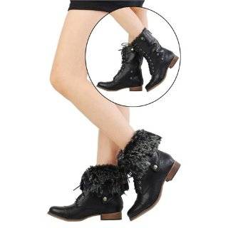 Hot Womens Riding Ankle High BLACK Combat Boots