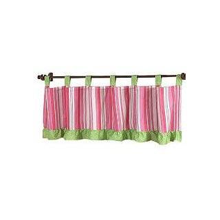 Pink and Green Olivia Window Valance by JoJo Designs